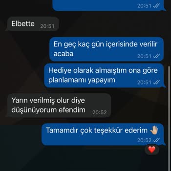 Sipariş Sonrası İletişim Engeli Ve Ürün Teslim Edilmemesi