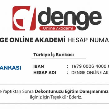 Denge Online Akademi'den Belge Gönderilmedi, Para Alındı