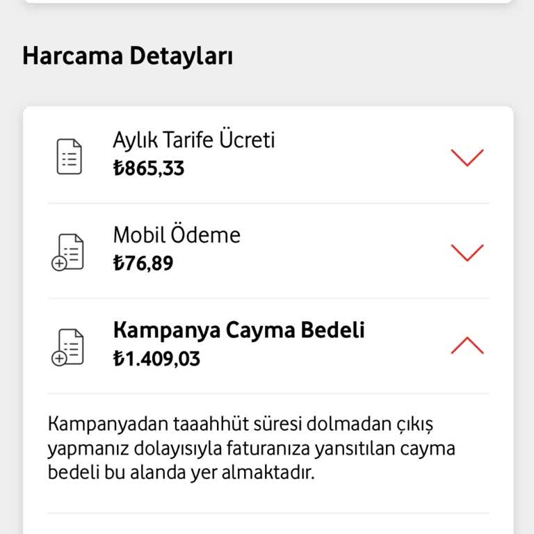 Taahhütsüz Pakette Cayma Bedeli Sürpriziyle Karşılaştım