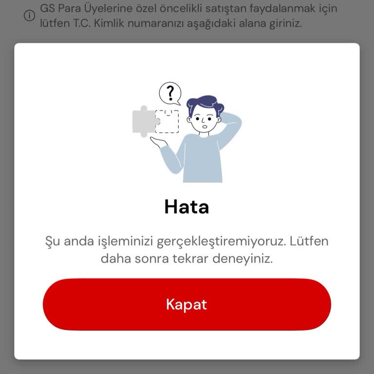 Passolig Uygulamasında Tekrarlayan Giriş Ve İşlem Sorunları