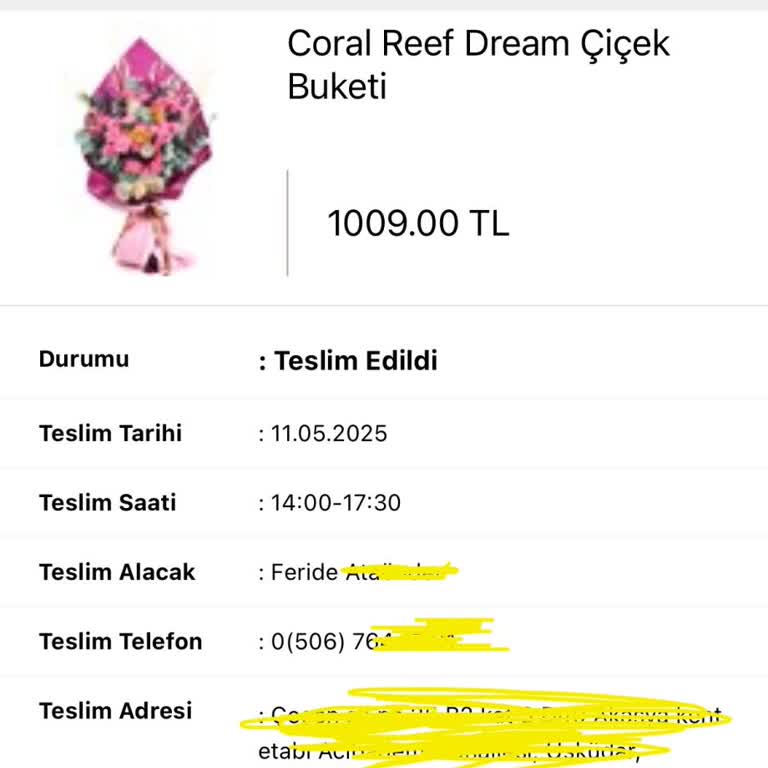Özel Günde Teslim Edilmeyen Sipariş Ve Gecikmeli Teslimat Sorunu