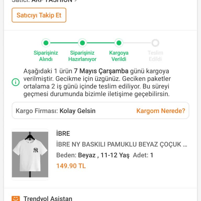 Trendyol Kargo Sorunu