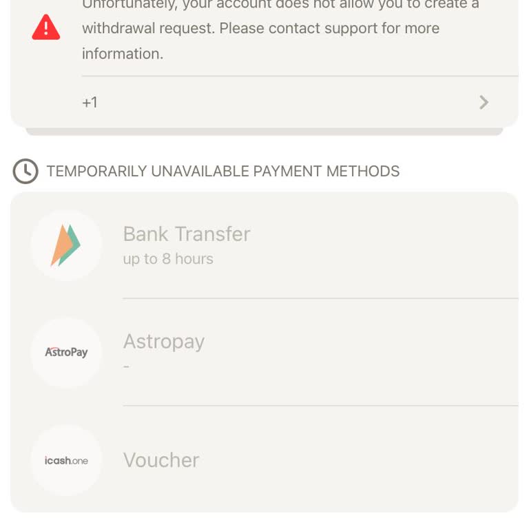 Withdrawals Blocked In Parimatch