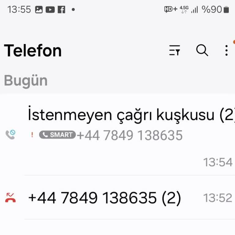 +44 Alan Kodlu Numara İle Israrcı Aramalar Ve Kimlik Bilgisi Güvenliği Endişesi