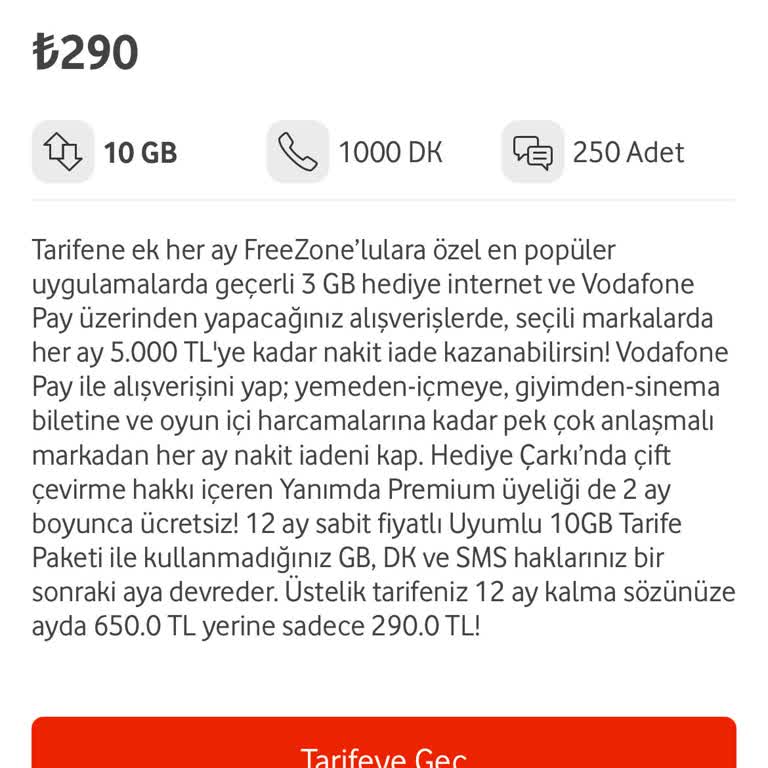 Vodafone Taahhüt Sonrası Fahiş Fatura Ve Yetersiz Müşteri Hizmeti