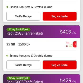 Vodafone Tarife Bitiminde Yüksek Fiyat Ve Düşük Paket Baskısı Mağduriyeti