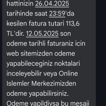 Aynı Ayda İki Fatura Ve Müşteri Temsilcisine Ulaşamama Sorunu