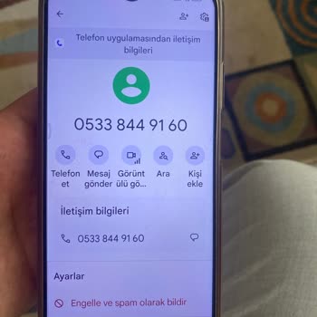 Adıma Yapılmayan Başvuru Sonrası Tehdit Edici Arama Ve Bilgi Güvenliği Endişesi