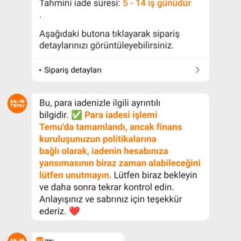 İptal Edilen Siparişin İadesi Banka Hesabıma Yansımadı
