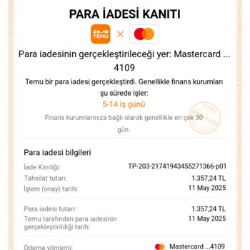 İptal Edilen Siparişin İadesi Banka Hesabıma Yansımadı