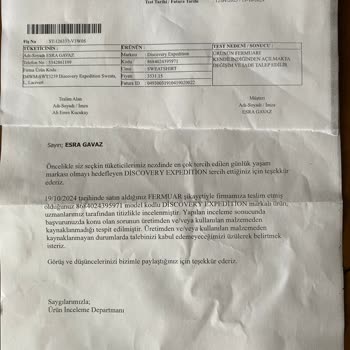 Yeni Alınan Montun Fermuarı Kısa Sürede Bozuldu, Boyner'den Ret Yanıtı Şaşırttı