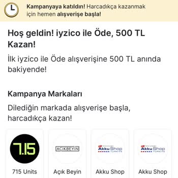 Iyzico Kampanya Ödülüm Hala Yatmadı Yetkiliye Ulaşamıyorum