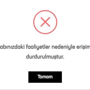 Hesabım Haksız Yere Kapatıldı, Kombine Alamıyorum