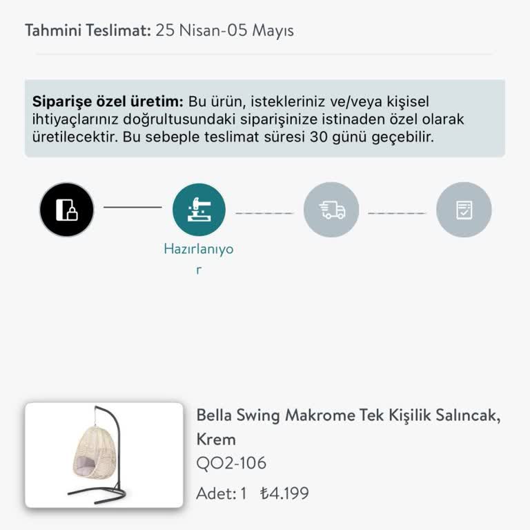 Vivense Bağbaşı Mağazası Siparişim Teslim Edilmedi, Bilgi Alamıyorum