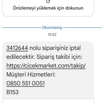 Anneler Günü Siparişim Sebepsiz İptal Edildi, Para İadesi Yapılmadı