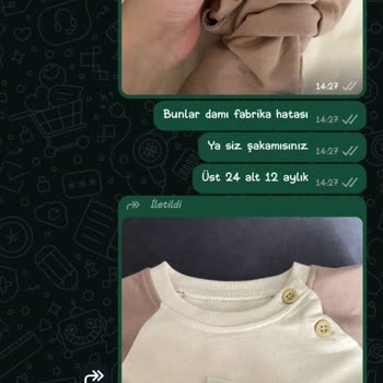 Koza Bebekten Yanlış Ürün Ve Etiketsiz Kıyafetler Mağduriyetim Büyüyor