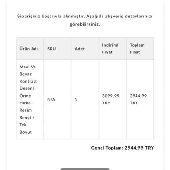 Sipariş Sonrası İletişim Kesildi Paramı Geri Alamıyorum