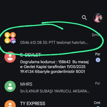Sürekli Yanlış Kargo Bildirimi Ve Yetkisiz Mesajlar