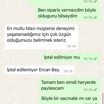 Mavi'den Aldığım Ürünün Kargoya Verilmemesi Ve İptal Sorunu
