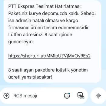 PTT Kargo Teslimatında Yaşanan Gecikme Ve İletişim Sorunu