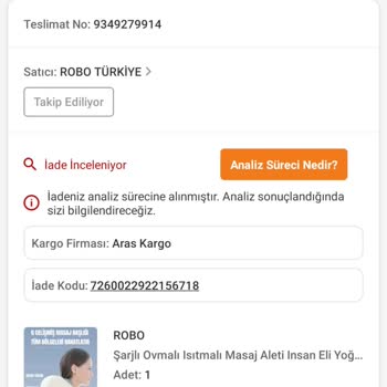 Trendyoldan Alınan Kusurlu Ürün Ve İade Sürecindeki Belirsizlik
