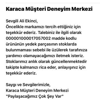 Çay Makinesi Yedek Parça Temininde Fatura Ve Fiyat Belirsizliği