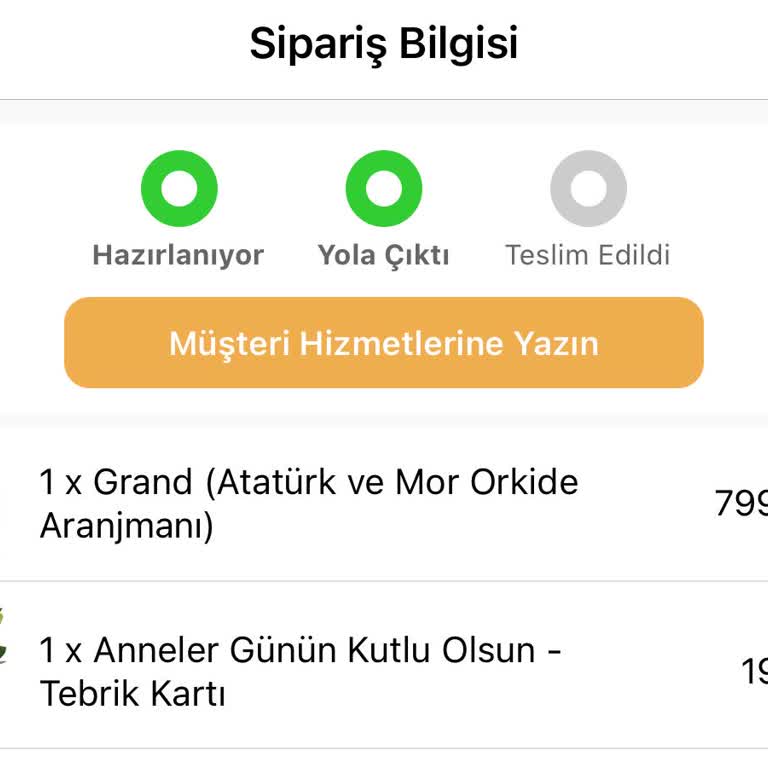 Aynı Gün Teslimat Yapılmadı, İletişim Kurulamıyor