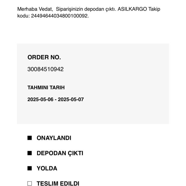 Aynı Gün Teslimat Siparişim Günlerdir Ulaşmadı Ve Bilgi Verilmiyor