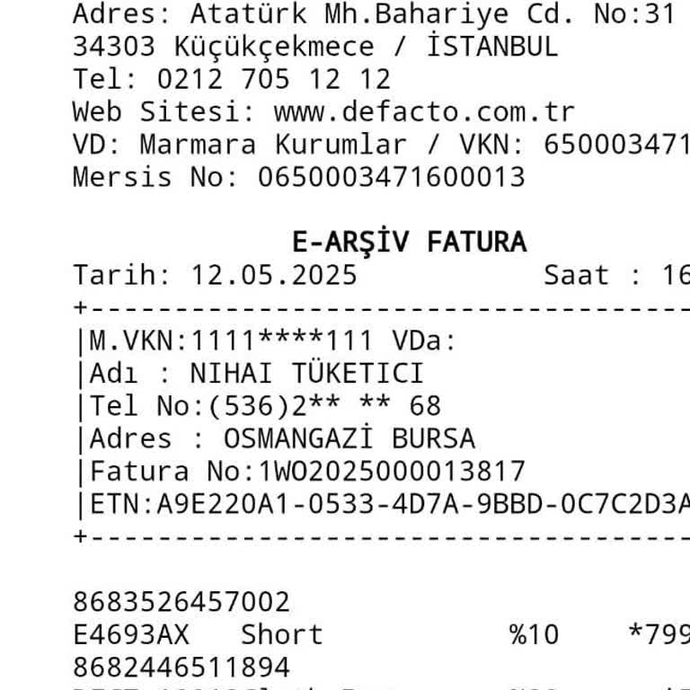 Başkasına Ait Fatura Mesajı Ve Güvenlik Endişesi