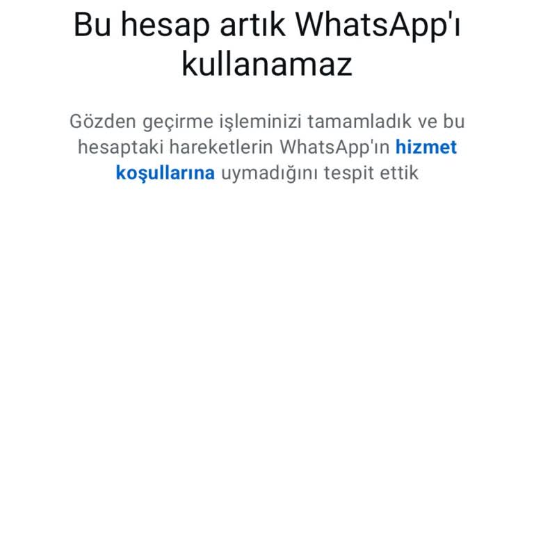 WhatsApp'ım Aniden Kapandı