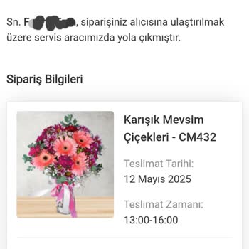 Anneler Günü Siparişim Zamanında Teslim Edilmedi, Muhatap Bulamıyorum