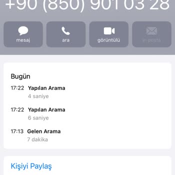 08509010328 Bilinmeyen Numaralardan Kişisel Bilgi Talebiyle Yaşanan Mağduriyet Ve Güvenlik Endişesi
