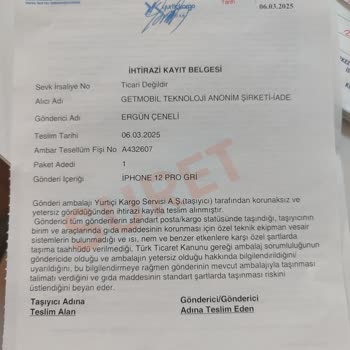 Satın Aldığım İphone 12 Pro Ekran Açıklığı Ve Onarım Süresi Mağduriyeti