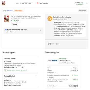 Teslim Edilmeyen Ürün Ve Cevapsız Taleplerle Yaşanan Mağduriyet