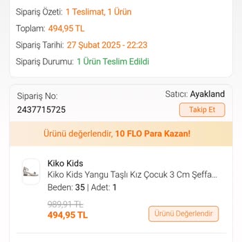FLO'dan Aldığım Ayakkabının Kusuru Ve İletişim Sorunu