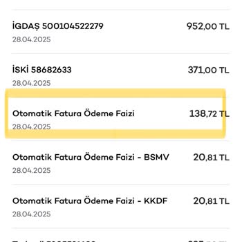 Akbank Otomatik Fatura Ödemelerinde Yüksek Faiz Mağduriyeti