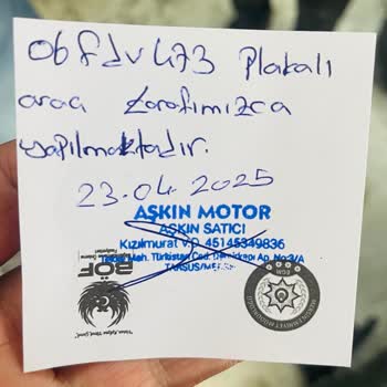 Serviste Motorum İzinsiz Kullanıldı, Güvenim Sarsıldı