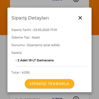 Saka Su Bulgurlu Bayii Sipariş İptali Ve Yetersiz Teslimat Mağduriyeti