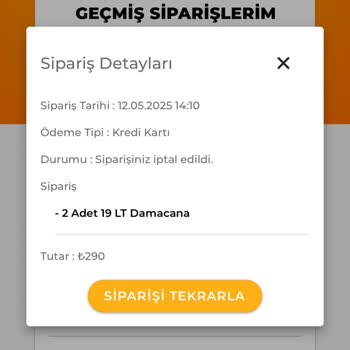 Saka Su Bulgurlu Bayii Sipariş İptali Ve Yetersiz Teslimat Mağduriyeti