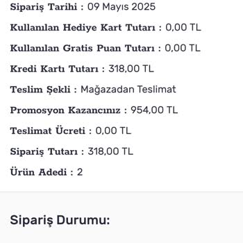 Siparişin Hazırlanma Sürecindeki Gecikme Acil İhtiyacımı Karşılamıyor