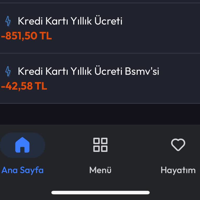 Dijital Maximum Kartımdan Haksız Yıllık Aidat Kesintisi