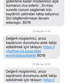 Vodafone Net Sürekli İnternet Kopması ve Çözümsüz Müşteri Hizmetleri Mağduriyeti