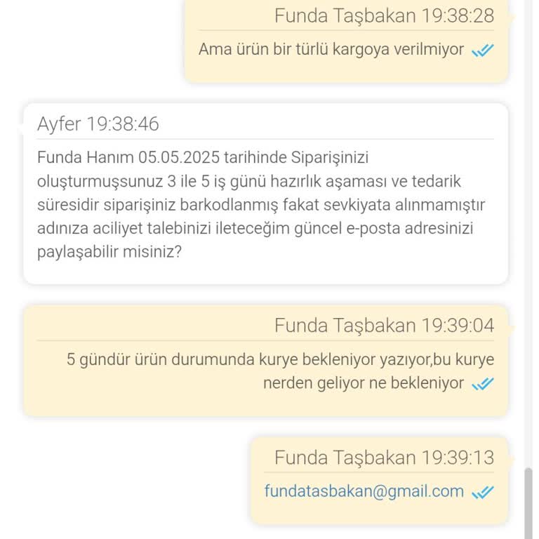 Siparişim 9 Gündür Kargoya Verilmedi, Sürekli Oyalandım