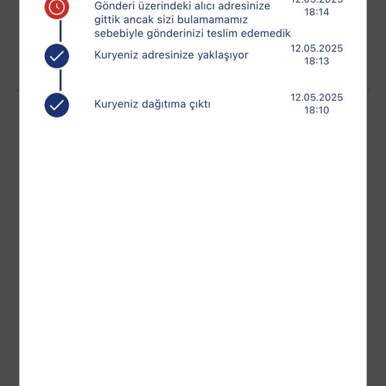 Teslim Edilmeyen Kargo Ve Yanıltıcı Bildirim Sorunu