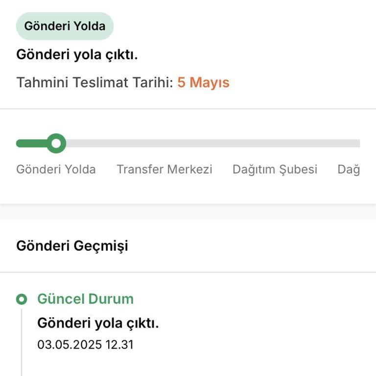 Kargo Teslimat Tarihinin Gecikmesi Ve Bilgilendirme Sorunu
