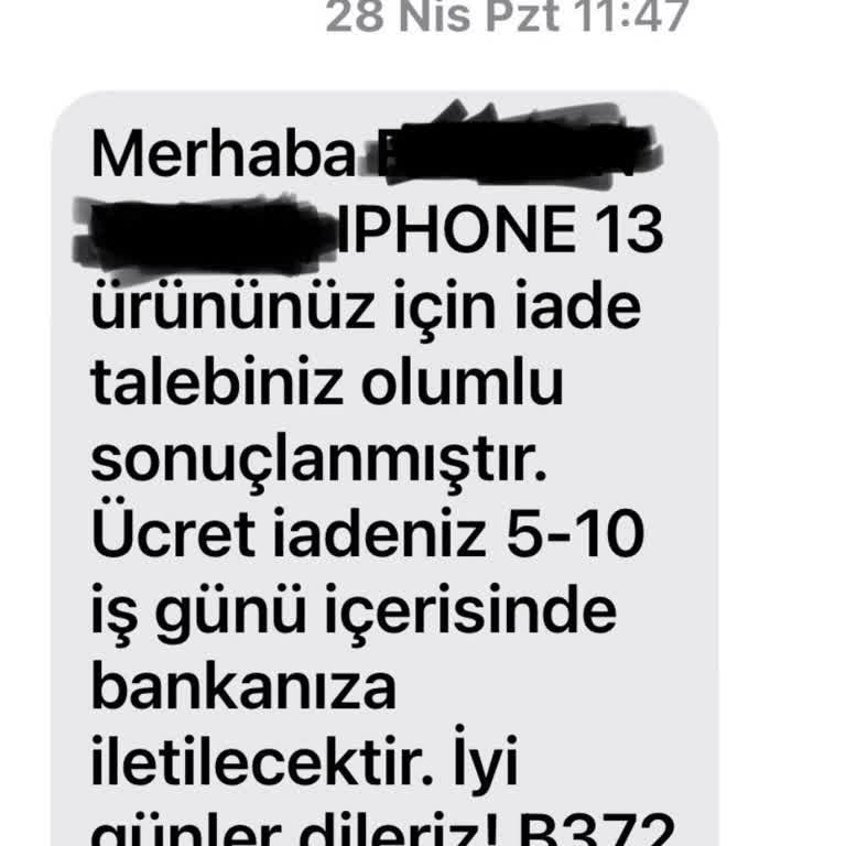 EasyCep'ten Aldığım İPhone'un İadesi Ve Para İadesi Sorunu