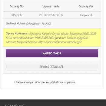 Sefamerve'den Aldığım Ferace Hızla Yıprandı, Değişim Yapılamadı