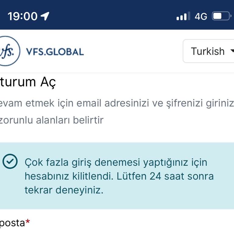 VFS Global Randevu Sistemi Mağduriyeti: Hesap Kilitlendi, Randevu Alamıyorum