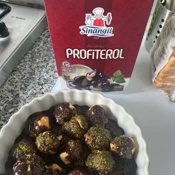 Aldığım Profiterol Toplarında Yanık Ve Ağır Koku Sorunu