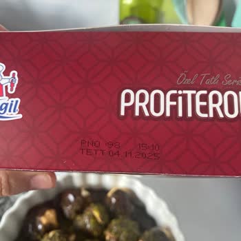 Aldığım Profiterol Toplarında Yanık Ve Ağır Koku Sorunu
